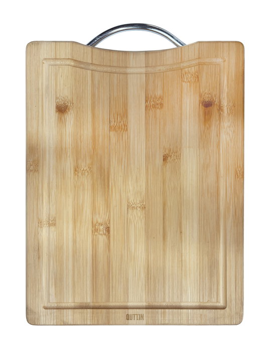 Quttin Tabla Cortar Bambú con Asa 32.5 x 25 x 1.5 cm (8 Unidades)