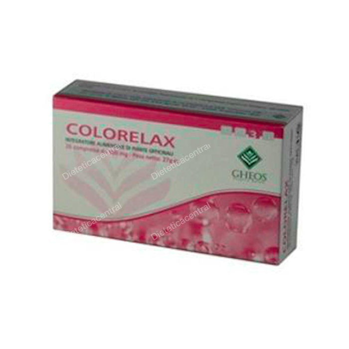 GHEOS Colorelax - Complemento alimenticio para el bienestar del colon, a base de hierbas, 30 comprimidos GHEOS Colorelax - Complemento alimenticio para el bienestar del colon, a base de hierbas, 30 comprimidos