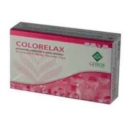 GHEOS Colorelax - Complemento alimenticio para el bienestar del colon, a base de hierbas, 30 comprimidos