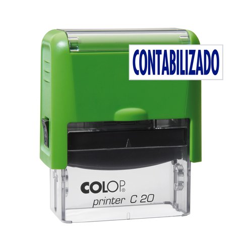 Sello Ent.Aut. Colop Printer C20 (38X14 Mm.) Contabilizado Tinta Azul Sello Ent.Aut. Colop Printer C20 (38X14 Mm.) Contabilizado Tinta Azul