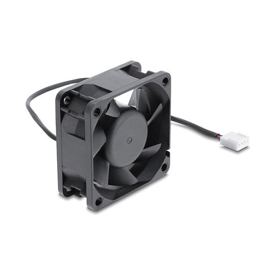 DeLOCK Ventilador Axial 48 V DC 60 x 60 x 25 mm con Conector PWM de 4 Pines, Negro
