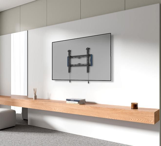 B-Tech BT5431 Elements Tilt 400 Soporte de Pared para Pantalla Plana VESA 450x400 hasta 50 kg, Perfil Delgado e Inclinación Ajustable