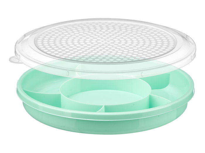 Leknes Bandeja Compartimentos Hermética Surtidos Colores 29.5 x 5 x 28 cm (Set de 24) Leknes Bandeja Compartimentos Hermética Surtidos Colores 29.5 x 5 x 28 cm (Set de 24)