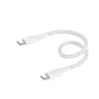 Belkin BoostCharge Cable USB-C a USB-C Trenzado 0,15 m Blanco