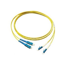 GoodConnections Alcasa LW-903LS Cable de Fibra Óptica LWL Duplex OS2 Monomodo, 9/125, LC/SC, Polaridad Intercambiable, LSZH, 3m