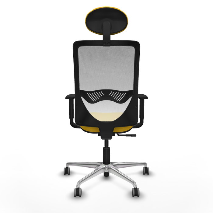 PIQUERAS Y CRESPO Silla de oficina Zulema Mecanismo Sincro Amarillo y Blanco PIQUERAS Y CRESPO Silla de oficina Zulema Mecanismo Sincro Amarillo y Blanco