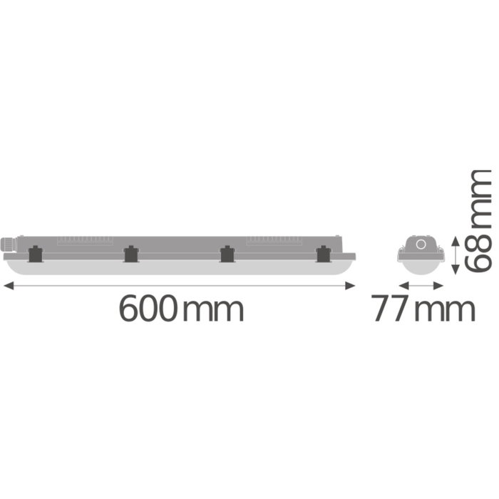 Ledvance Equipo impermeable Led 18W 2160Lm 4000K 115º IP65 Ledvance Equipo impermeable Led 18W 2160Lm 4000K 115º IP65