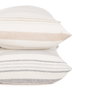 Ixia Cojín Rayas Beige-Gris 70 x 50 cm
