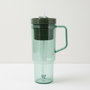 Quid Vaso de Transporte Quidate de 1200ml con Pajita Azul