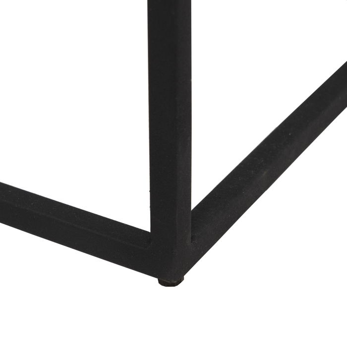 Consola Marrón Hierro / Mármol Entrada 102 X 36 X 85 cm