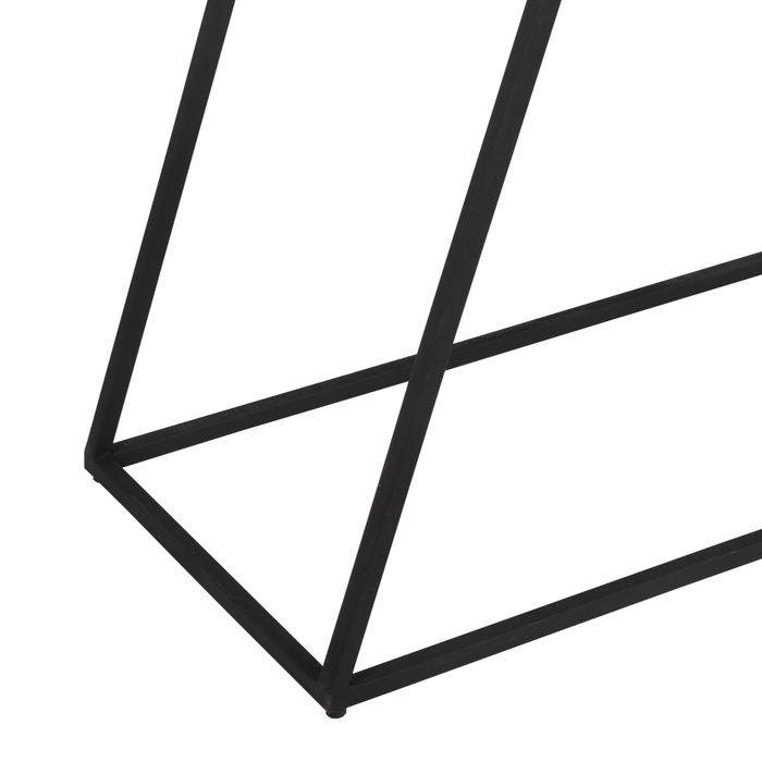 Consola Marrón Hierro / Mármol Entrada 102 X 36 X 85 cm