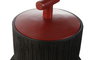 DKD Home Decor Tibor de Resina Negro 22x22x25 cm