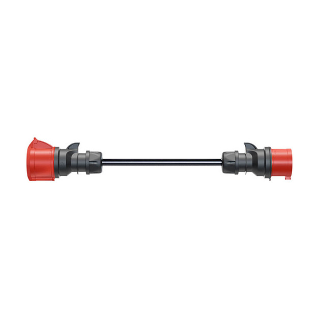 go-e Charger go-e Gemini flex 22 kW Adapter CEE rot Drehstrom 32A a CEE rot 16A, Negro, 30cm Cable, IP55