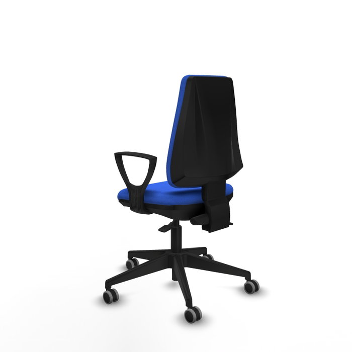 PIQUERAS Y CRESPO Silla de oficina Elche Azul con mecanismo Asincro
