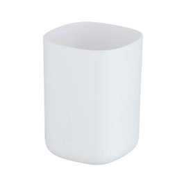Wenko Vaso para cepillo de dientes Davos blanco mate