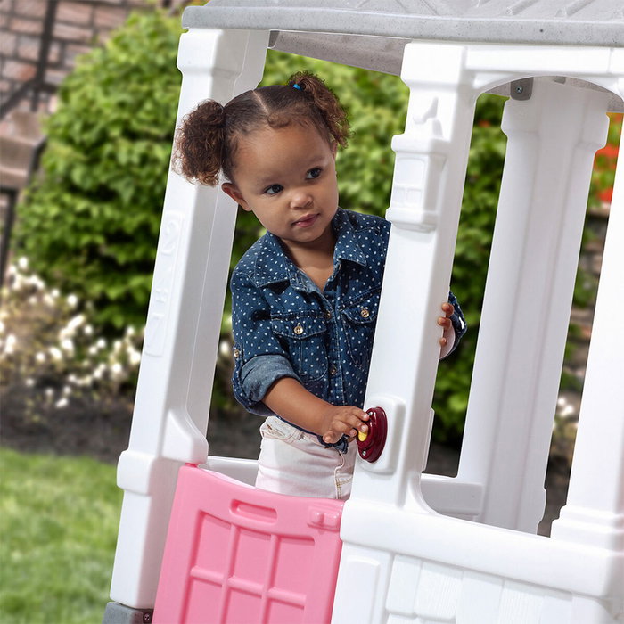 CB Toys Casa de campo Courtyard Cottage rosa
