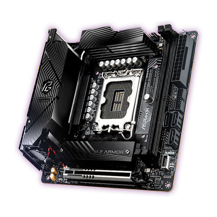 ASRock B760I Lightning WiFi Placa Base Intel LGA 1700 Mini ITX DDR5 Retail con WiFi 6E y Ethernet 2.5GbE
