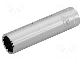 BAHCO Vaso de 12 ángulos de 21mm con conexión de 3/8 de pulgada