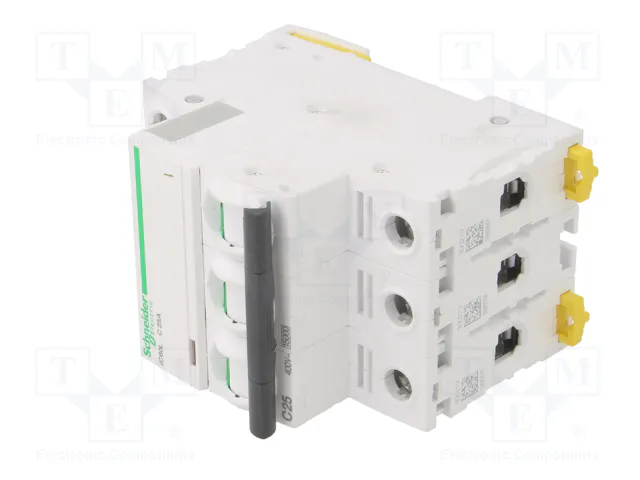SCHNEIDER ELECTRIC Interruptor magnetotérmico iC60L 25A 3 polos SCHNEIDER ELECTRIC Interruptor magnetotérmico iC60L 25A 3 polos