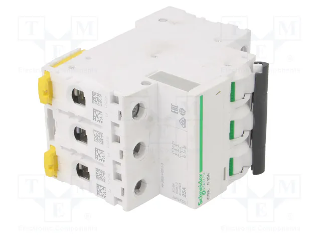 SCHNEIDER ELECTRIC Interruptor magnetotérmico iC60L 25A 3 polos SCHNEIDER ELECTRIC Interruptor magnetotérmico iC60L 25A 3 polos