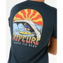 Camiseta de Manga Corta Hombre Rip Curl Shred Til Tee Azul marino M/L