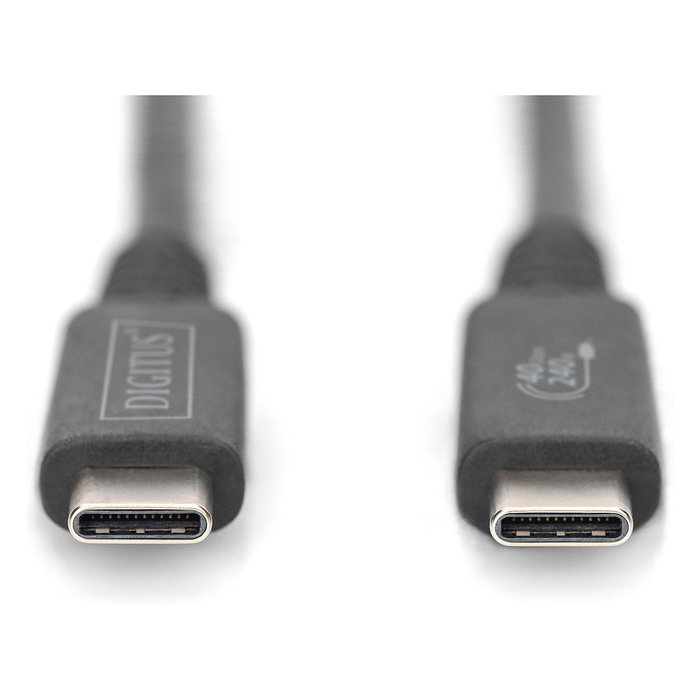 Digitus Cable USB-C 4.0 USB4 40 Gbit/s 100W PD 3.0, Negro, 1 metro Digitus Cable USB-C 4.0 USB4 40 Gbit/s 100W PD 3.0, Negro, 1 metro