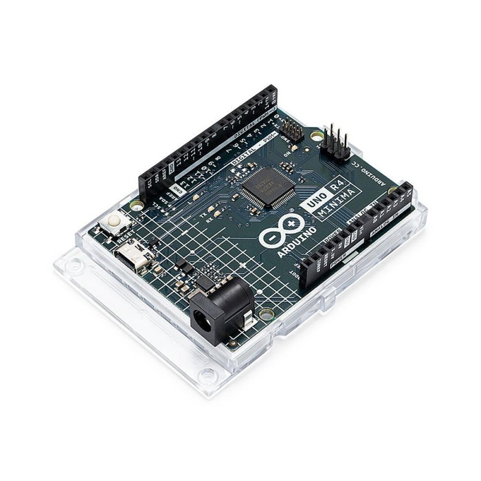 Arduino Arduino Uno R4 Minima Placa de Desarrollo - Microcontrolador ARM Cortex-M4 de 32 bits, 256KB Flash, USB Tipo-C, DAC, CAN BUS, Compatible con Shields R3 Arduino Arduino Uno R4 Minima Placa de Desarrollo - Microcontrolador ARM Cortex-M4 de 32 bits, 256KB Flash, USB Tipo-C, DAC, CAN BUS, Compatible con Shields R3
