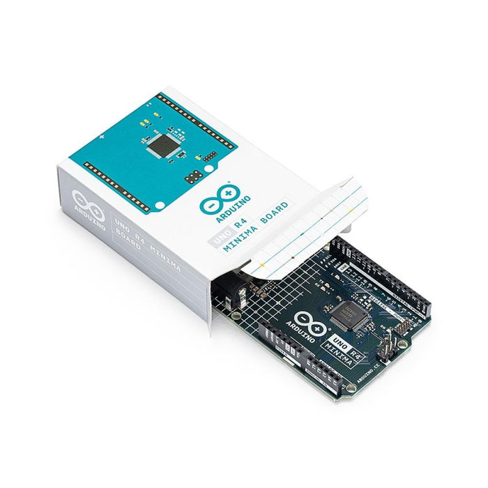 Arduino Arduino Uno R4 Minima Placa de Desarrollo - Microcontrolador ARM Cortex-M4 de 32 bits, 256KB Flash, USB Tipo-C, DAC, CAN BUS, Compatible con Shields R3 Arduino Arduino Uno R4 Minima Placa de Desarrollo - Microcontrolador ARM Cortex-M4 de 32 bits, 256KB Flash, USB Tipo-C, DAC, CAN BUS, Compatible con Shields R3