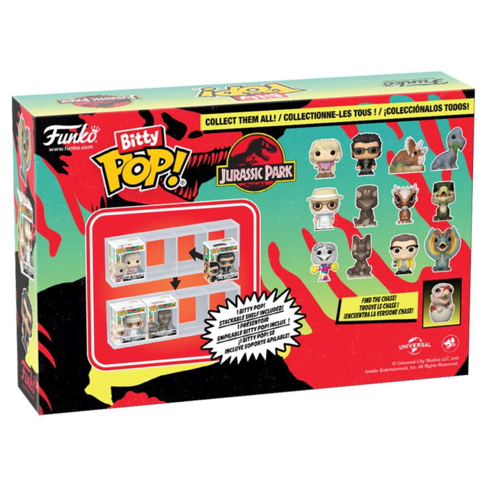 Funko Bitty POP! Jurassic Park Pack de 4 Figuras Triceratops