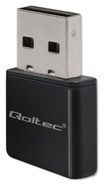 Qoltec 56986 Adaptador NANO WiFi Standard N 300Mbps USB 2.0