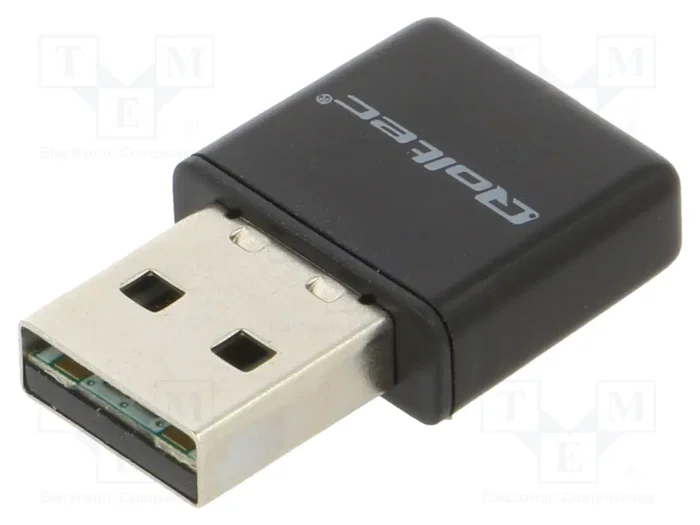 Qoltec 56986 Adaptador NANO WiFi Standard N 300Mbps USB 2.0