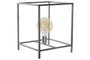 DKD Home Decor Lámpara de Sobremesa Metal Gris Oscuro
