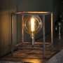 DKD Home Decor Lámpara de Sobremesa Metal Gris Oscuro