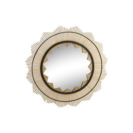 DKD Home Decor Espejo Colonial Marron Negro 90 x 90 cm