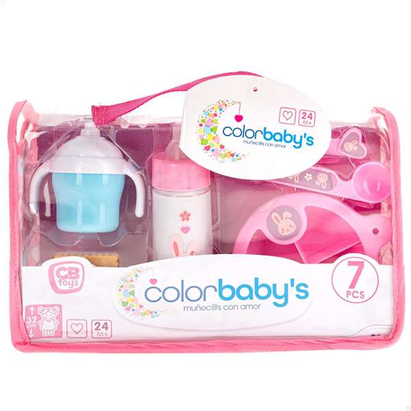 Color Baby Bolso de Bebé con 6 Accesorios para Muñeco de 31 cm Color Baby Bolso de Bebé con 6 Accesorios para Muñeco de 31 cm
