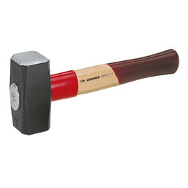 Gedore Mazo de golpe ROTBAND-PLUS con mango de nogal 1500 g