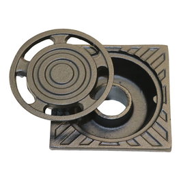 Fun And Go Sumidero de patio Executive Aluminio Antracita 20 x 20 cm