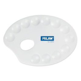 Paleta Milan De Plastico Ovalada 20X14 Cm (Set de 5)
