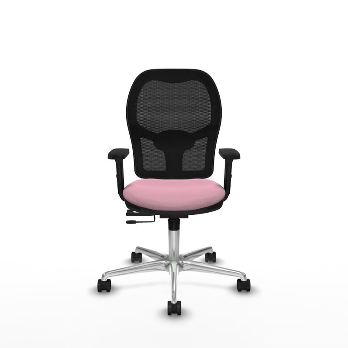 PIQUERAS Y CRESPO Silla de oficina Jorquera Rosa/Negro con mecanismo Sincro/Traslack PIQUERAS Y CRESPO Silla de oficina Jorquera Rosa/Negro con mecanismo Sincro/Traslack