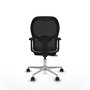PIQUERAS Y CRESPO Silla de oficina Jorquera Rosa/Negro con mecanismo Sincro/Traslack