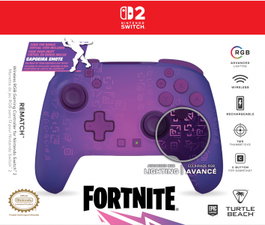 Turtle Beach Rematch Wireless RGB Controller Fortnite para Nintendo Switch/OLED/Lite