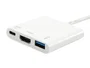 Equip Adaptador USB-C Docking Station 3 en 1, Puerto HDMI 4K/30Hz, USB 3.0, USB-C PD 60W, para MacBook/Chromebook/Portátiles, Referencia 133461 - Blanco