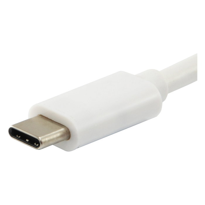 Equip Adaptador USB-C 3 en 1 a HDMI, USB 3.0 y USB-C Blanco 133461