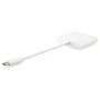 Equip Adaptador USB-C 3 en 1 a HDMI, USB 3.0 y USB-C Blanco 133461