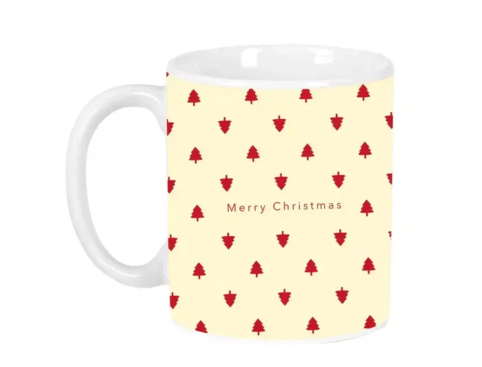 Safta Taza Grande Arbolitos Merry Xmas