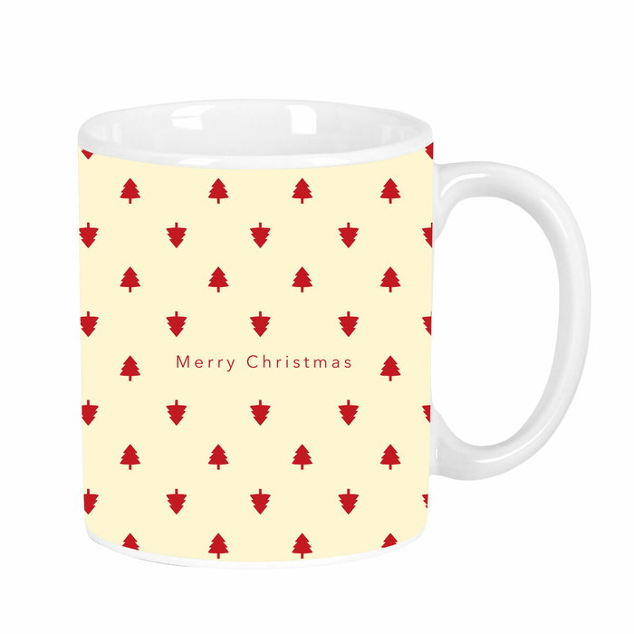 Safta Taza Grande Arbolitos Merry Xmas
