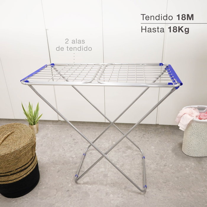 Dovelis Tendedero Plegable Manma de 2 Alas de Aluminio