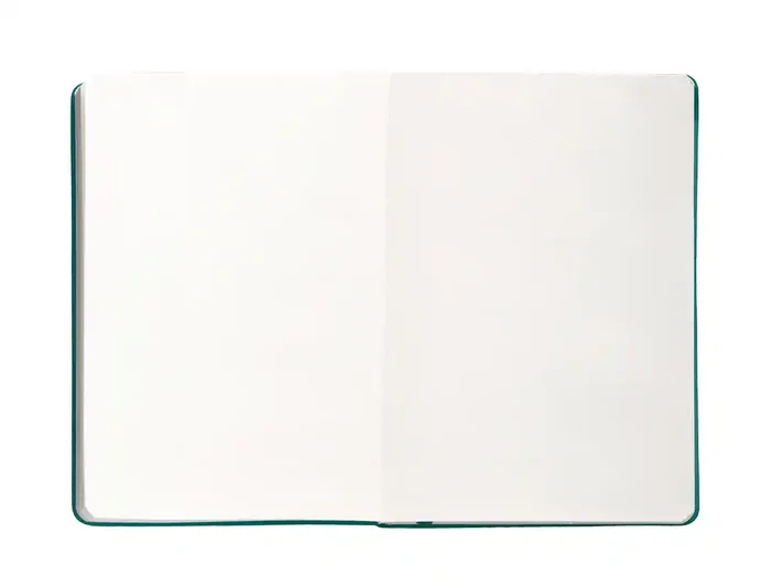 Antartik Cuaderno Tapa Dura A4 Hojas Lisas Verde Aguamarina 100 Hojas 80gr FSC