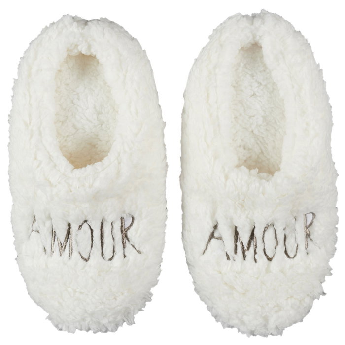 Sensly Zapatillas Sherpa "Amour" Pour Elle Poliéster