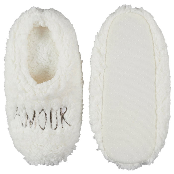 Sensly Zapatillas Sherpa "Amour" Pour Elle Poliéster